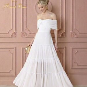 Vestido Mel Chiffon (longo) - Branco