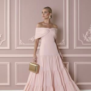 Vestido Mel Chiffon (longo) - Rose